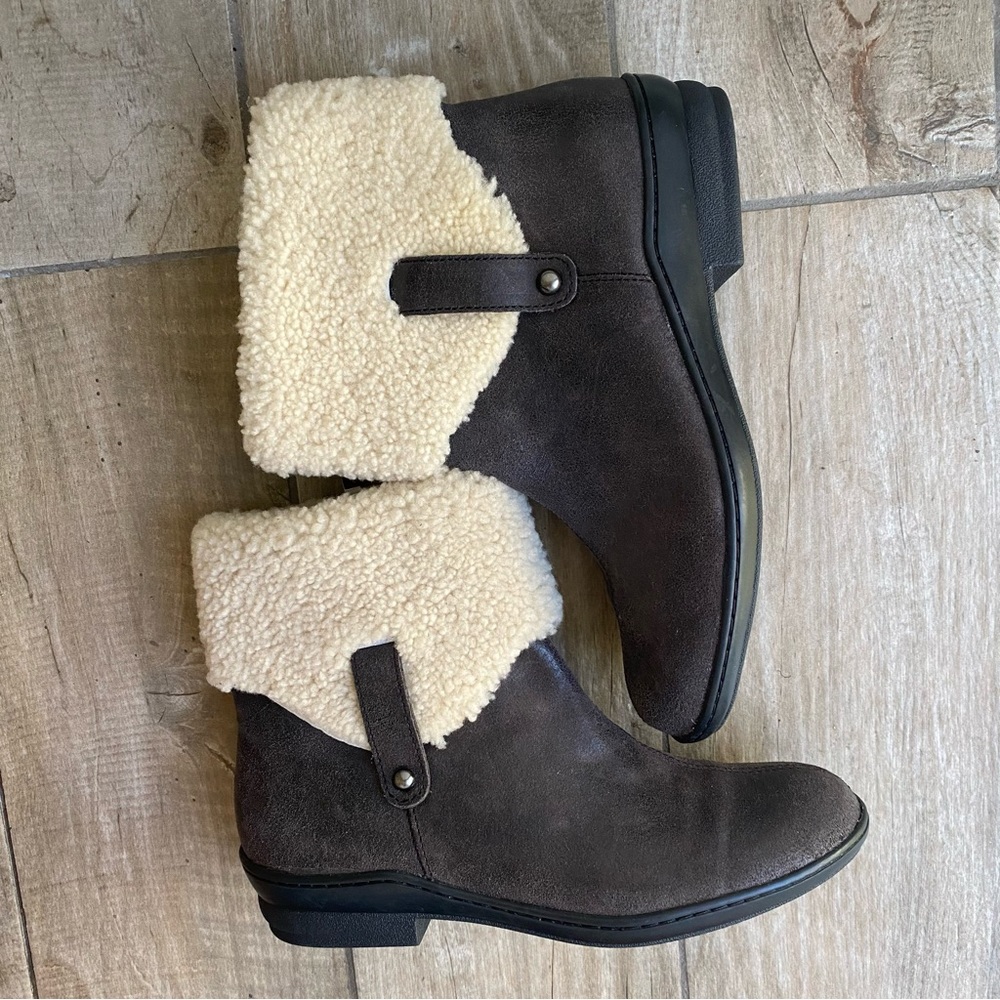 David Tate Walk Black Antique Leather Ankle Boots